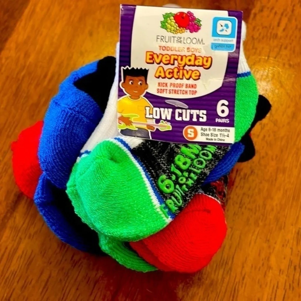 Everyday active low cut toddler boy socks- 154